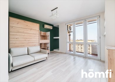 Przytulne studio z balkonem, klimatyzacją i garderobą mieszkanie Łódź, Śródmieście, al. Tadeusza Kościuszki