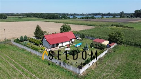 Dom z ogrodem i garażem nad Jeziorem Gopło, 140 m2 dom Łuszczewo