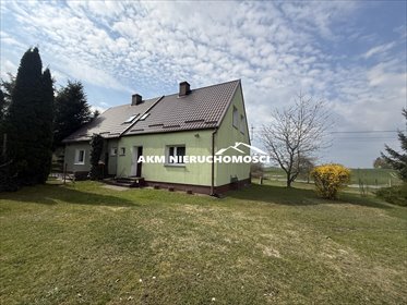 Dom bliźniak 72 m2 z odremontowanym dachem i ogrzewaniem na paliwo stałe dom Krzykosy