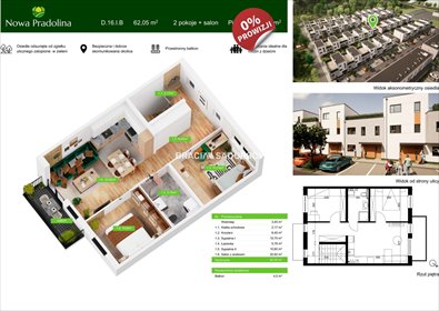 Do sprzedania nowoczesne 3-pokojowe mieszkanie 62 m² z balkonem w Tarnowie mieszkanie Tarnów, Zabłocie, Skrzyszowska