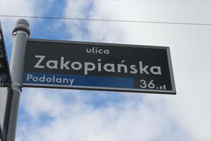 działka na sprzedaż 1209m2 działka Poznań, Podolany, Zakopiańska