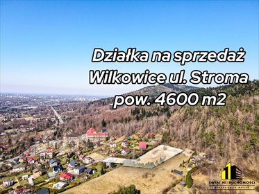 Sprzedam widokową działkę 3700 m² z możliwością podziału w Wilkowicach działka Wilkowice