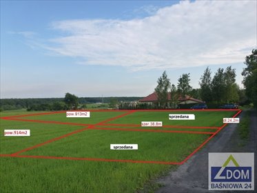 działka na sprzedaż 913m2 działka Kazimierzówka