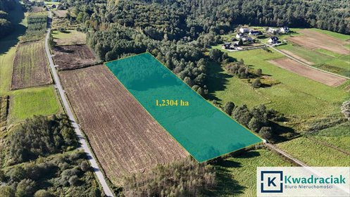 Działka 1,23 ha z warunkami zabudowy - polecam! działka Sieklówka