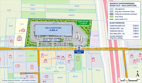 Działka inwestycyjna 16 300 m² przy S7 - polecam działka Poskwitów