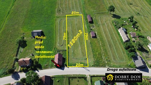 działka na sprzedaż 1580m2 działka Kopisk