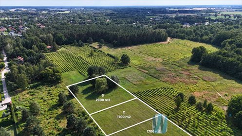 działka na sprzedaż 1700m2 działka Stara Wieś, Skrajna