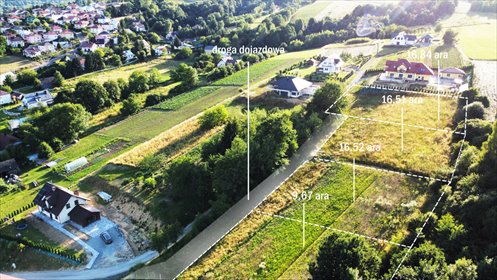 działka na sprzedaż 1652m2 działka Błażowa