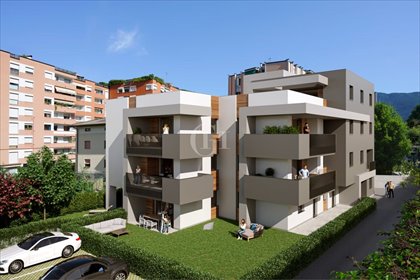 Nowoczesny 54 m² apartament z balkonem i garażem mieszkanie Trento