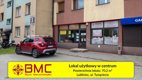 lokal użytkowy na sprzedaż 70m2 lokal użytkowy Lubliniec, Tysiąclecia