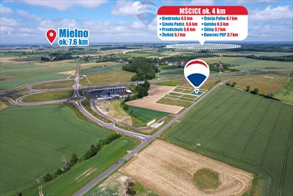 działka na sprzedaż 1000m2 działka Dobre
