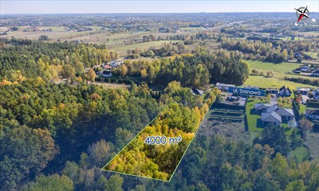 działka na sprzedaż 4070m2 działka Kłobuck, Brody-Malina, Sosnowa