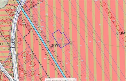 Sprzedam działkę 1200 m² pod zabudowę usługowo-mieszkaniową działka Podolszyn, Gryczana