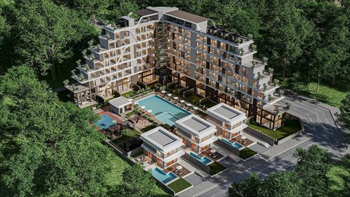 Nowoczesny 2-pokojowy apartament z basenem i kortami mieszkanie Altıntaş, Altıntaş, Aksu, Antalya