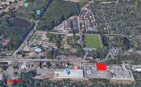 Na sprzedaż działka usługowa 792 m² z mediami w Chorzowie działka Chorzów, 3 Maja
