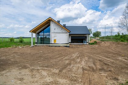 Nowoczesny dom z dużym ogrodem, garażem i jasnym wnętrzem dom Dębnica Kaszubska, Jabłoniowa