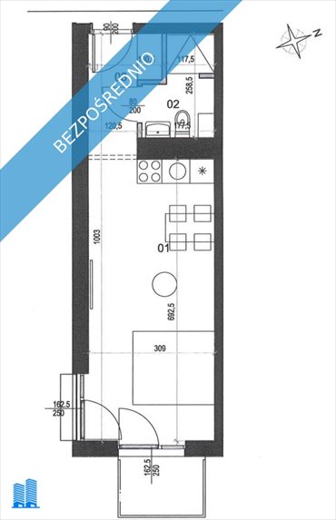 mieszkanie na sprzedaż 30m2 mieszkanie Ciechocinek, Kolejowa