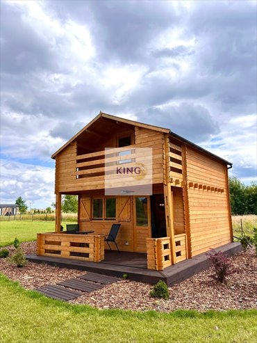 Na sprzedaż urokliwy domek nad jeziorem 38 m² z działką 1122 m² dom Kłodowo