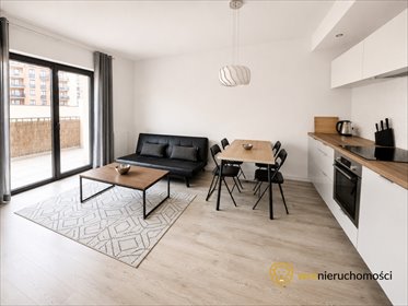 Nowoczesne 40 m² z dużym tarasem w centrum Wrocławia mieszkanie Wrocław, Śródmieście, Zyndrama z Maszkowic