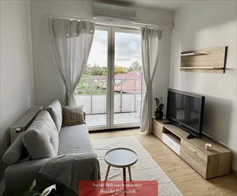 Komfortowe 34 m² z balkonem i garażem w cichej okolicy mieszkanie Wrocław, Wojszyce, Wojszyce