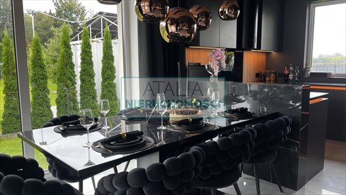 Polecam nowoczesny dom 197 m² z tarasem i garażem w Milanówku dom Milanówek