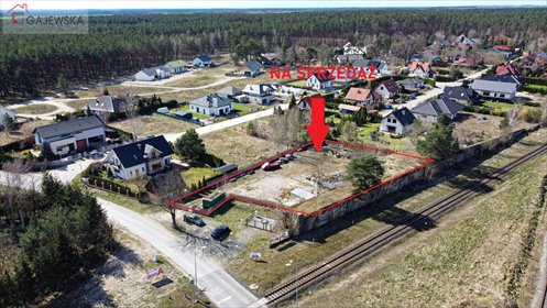 Działka 2041 m2 z biurem i garażem, idealna pod działalność działka Dolaszewo