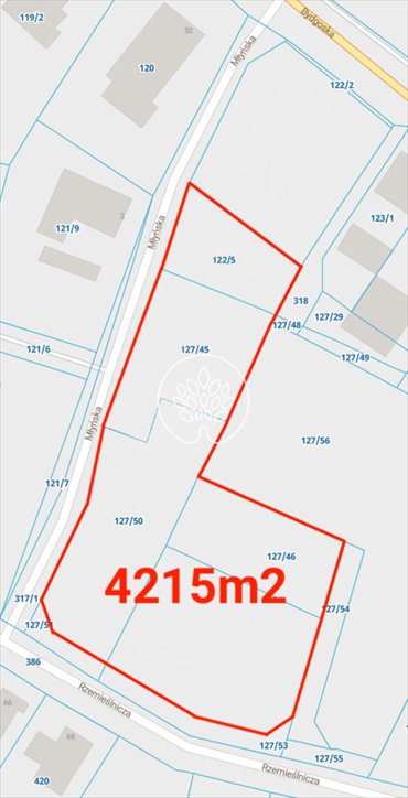 działka na sprzedaż 4215m2 działka Dąbrowa Chełmińska