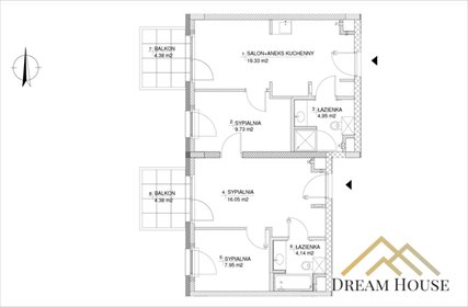 mieszkanie na sprzedaż 62m2 mieszkanie Warszawa, Wilanów, Aleja Rzeczypospolitej