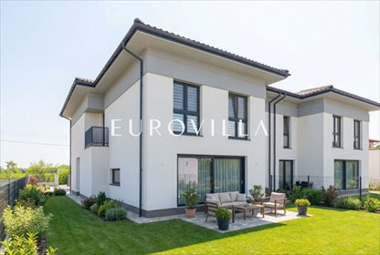 Nowoczesny dom bliźniak 340 m2 w Wilanowie-Powsinie dom Warszawa, Wilanów Powsin