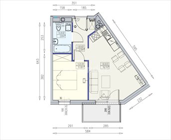 mieszkanie na sprzedaż 38m2 mieszkanie Wrocław, Partynice, Braterska