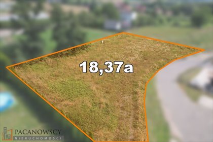 działka na sprzedaż 1837m2 działka Bosutów