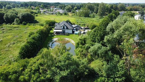 Polecam przestronny dom 174 m² z stawem w Małej Nieszawce dom Mała Nieszawka