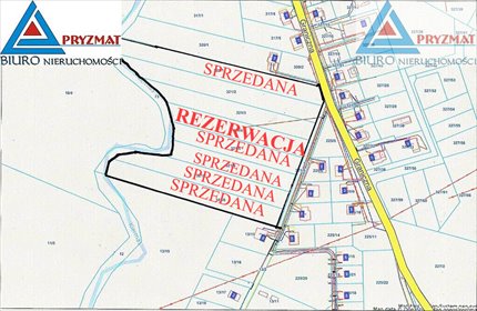działka na sprzedaż 3160m2 działka Barczewo, Graniczna