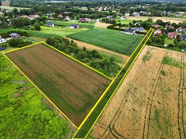 Duża działka 5893 m² w Porębie Wielkiej (budowa domu) działka Poręba Wielka