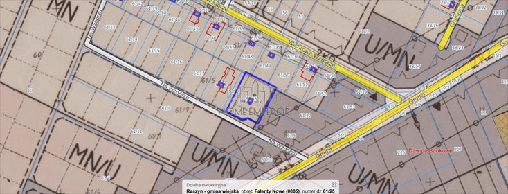 działka na sprzedaż 1717m2 działka Falenty Nowe, Na Wzgórzu