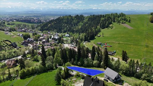 Działka 846 m² pod dom w spokojnej okolicy z mediami działka Nowy Targ