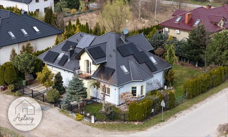 Dom z fotowoltaiką i klimatyzacją w Robakowie (674 m² działki) dom Robakowo