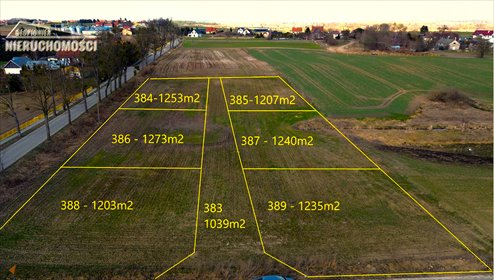 Działki budowlane Kajkowo 1253-1273 m² w atrakcyjnej cenie. działka Kajkowo, ul. Świetlińska