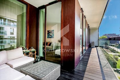 Luksusowy apartament 93 m² z loggią i hydromasażem mieszkanie Warszawa, Śródmieście, Wybrzeże Kościuszkowskie