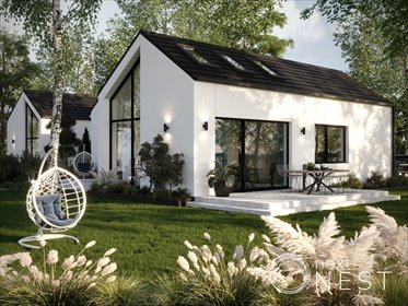 Nowoczesny dom dwulokalowy 136 m2 z garażem i działką 675 m2 dom Sierzchów