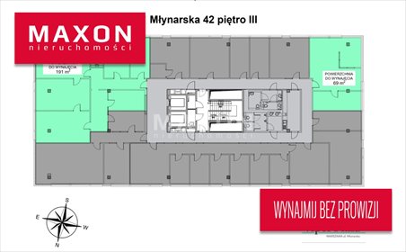 Nowoczesny moduł biurowy 191 m² w centrum Woli lokal użytkowy Warszawa, Wola, ul. Młynarska