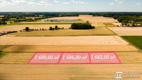 Działka 1686 m² z warunkami zabudowy - polecam! działka Radowo Małe, Centrum