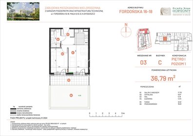 mieszkanie na sprzedaż 37m2 mieszkanie Bydgoszcz, Fordońska