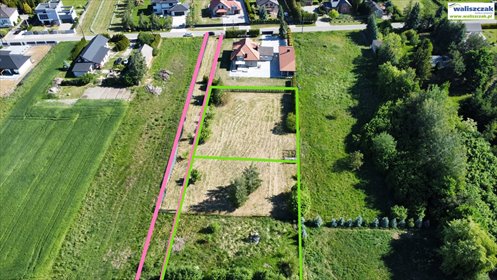 Działka budowlana 1581 m2 z mediami, cicha okolica działka Siomki