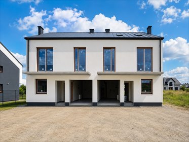 Nowoczesny dom bliźniaczy 123 m² z garażem (Głogów Małopolski) dom Głogów Małopolski, Partyzantów