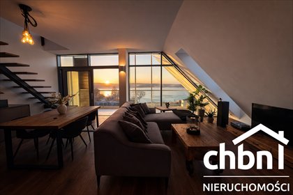 Apartament 102 m² z panoramicznym widokiem na jezioro i marinę mieszkanie Charzykowy