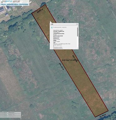 Na sprzedaż działka rolna 8 517 m² w Dąbkach, blisko plaży działka Dąbki, Polna