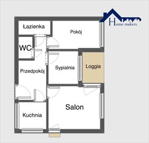 Do sprzedania przestronne 52 m² mieszkanie 3 pokoje w Warszawie mieszkanie Warszawa, Praga-Południe, Makowska