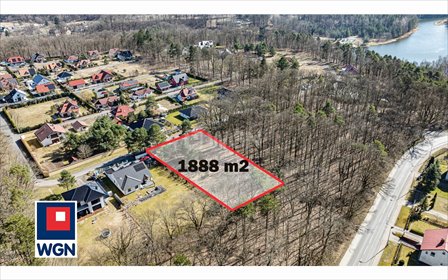 działka na sprzedaż 1888m2 działka Osiecznica, Zielona