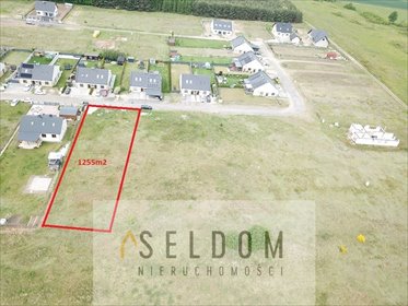 działka na sprzedaż 1255m2 działka Grzymalin